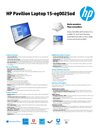 HP Pavilion 15 Laptop datasheet