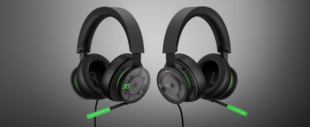 Xbox Series X|S 20th Anniversary Wired Gaming Headset - Black