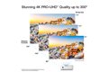 slide 2 of 4, zoom in, stunning 4k pro-uhd" quality up to 300 inches