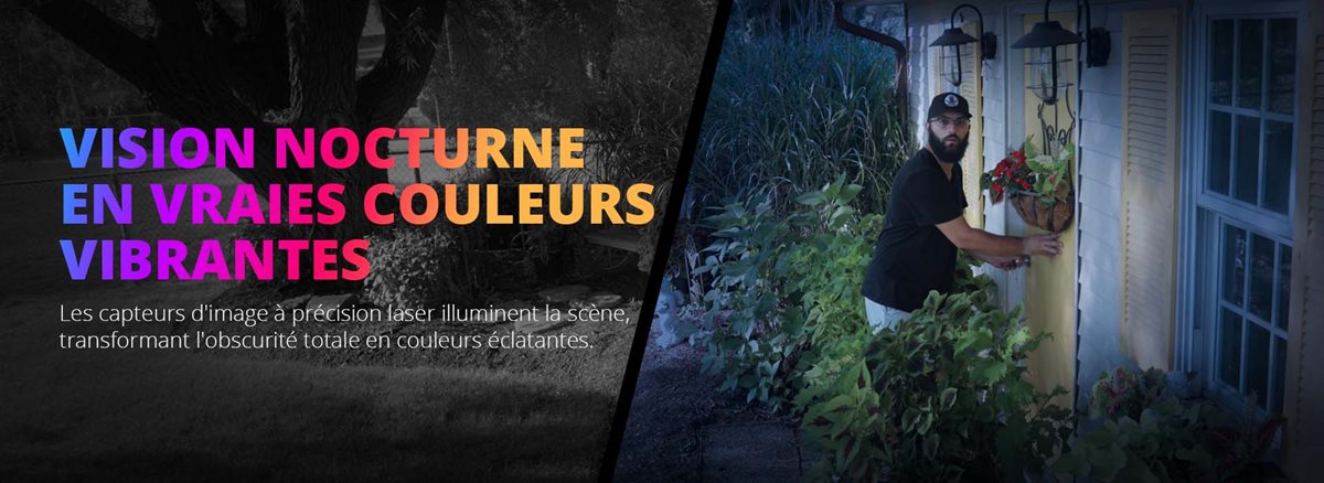 VISION NOCTURNE EN VRAIES COULEURS VIBRANTES