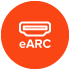 HDMI eARC with 4K Dolby Vision Passthrough