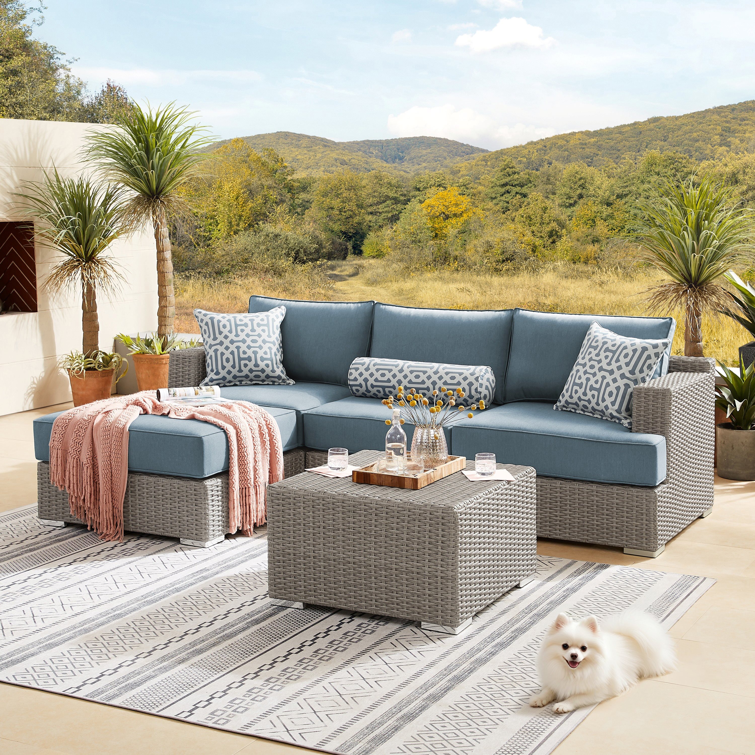 Niko 5-piece Patio Sectional Conversation Set | Costco