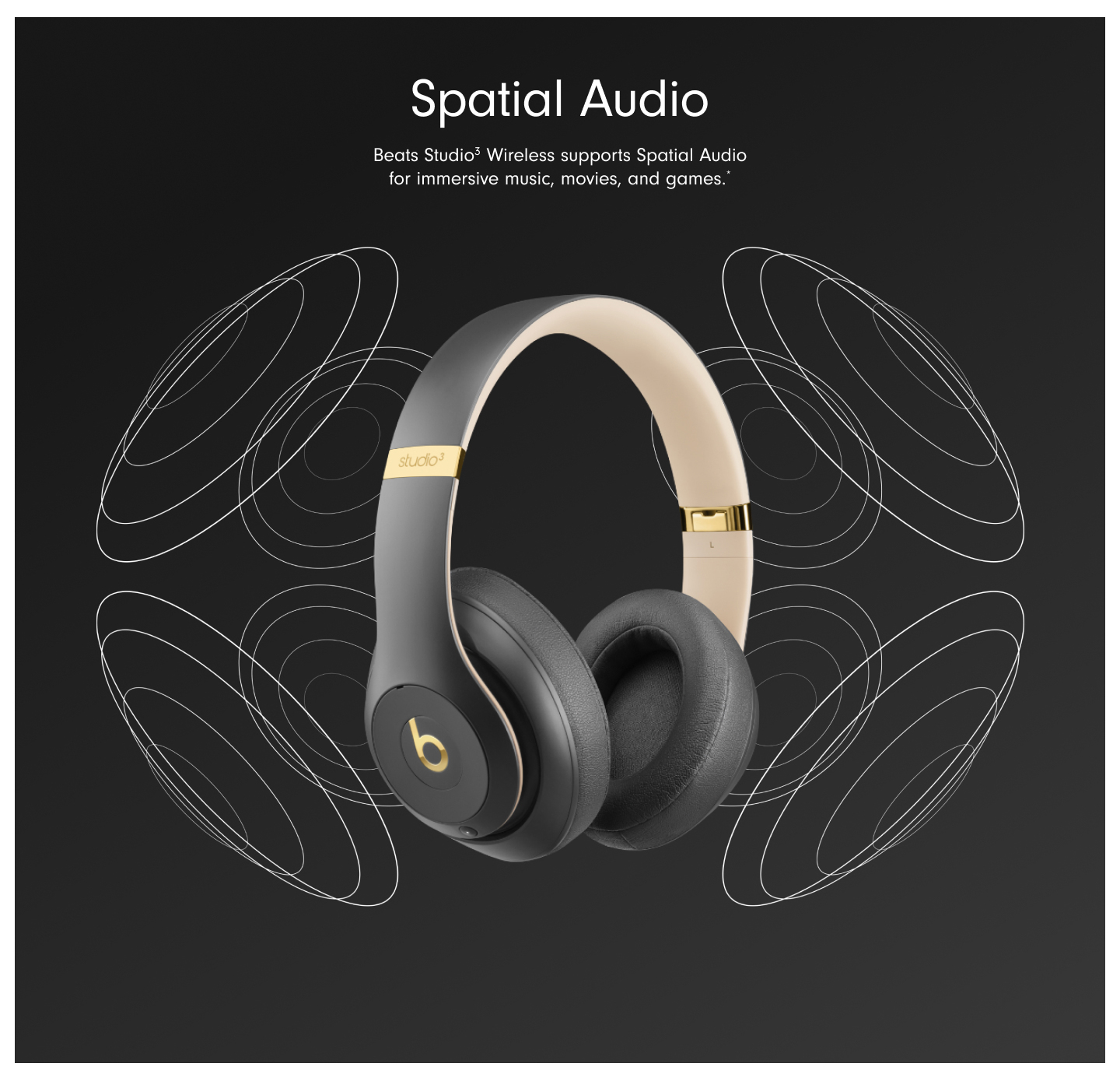 Buy Beats Studio3 ANC Over-Ear Wireless Headphones - Black/Red | Wireless  headphones | Argos