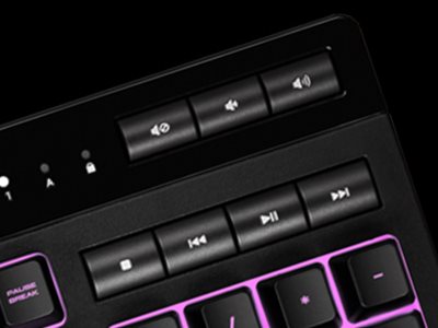 DEDICATED VOLUME AND MULTIMEDIA CONTROLS