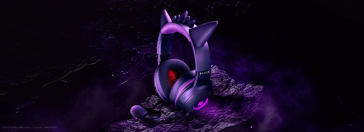 Razer Kraken Kitty V2 Wired Over the Ear Gaming Headset for PC