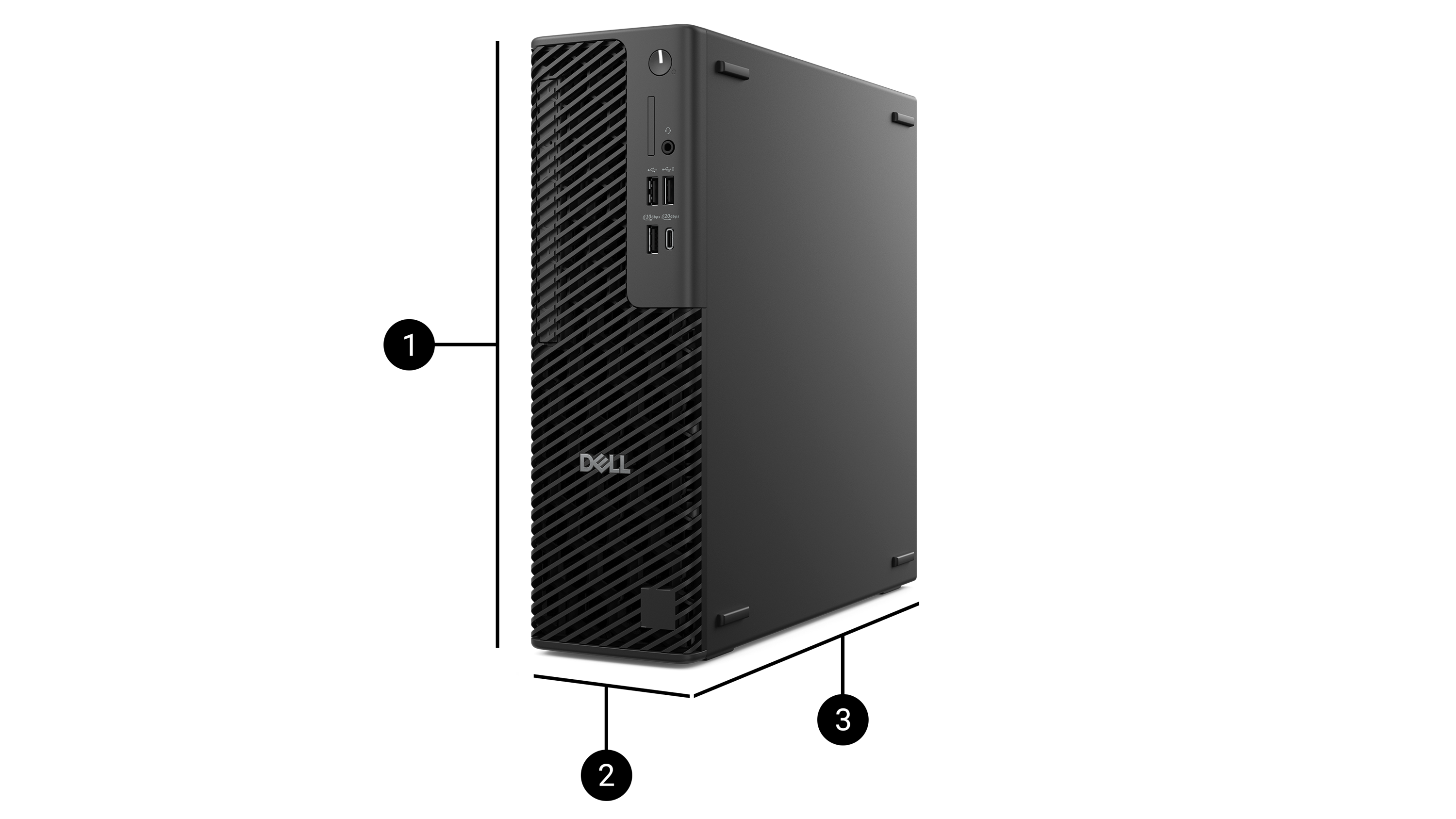 Dell Pro Max Slim FCS1250 - slim desktop - Core Ultra 7 265 2.4 GHz ...