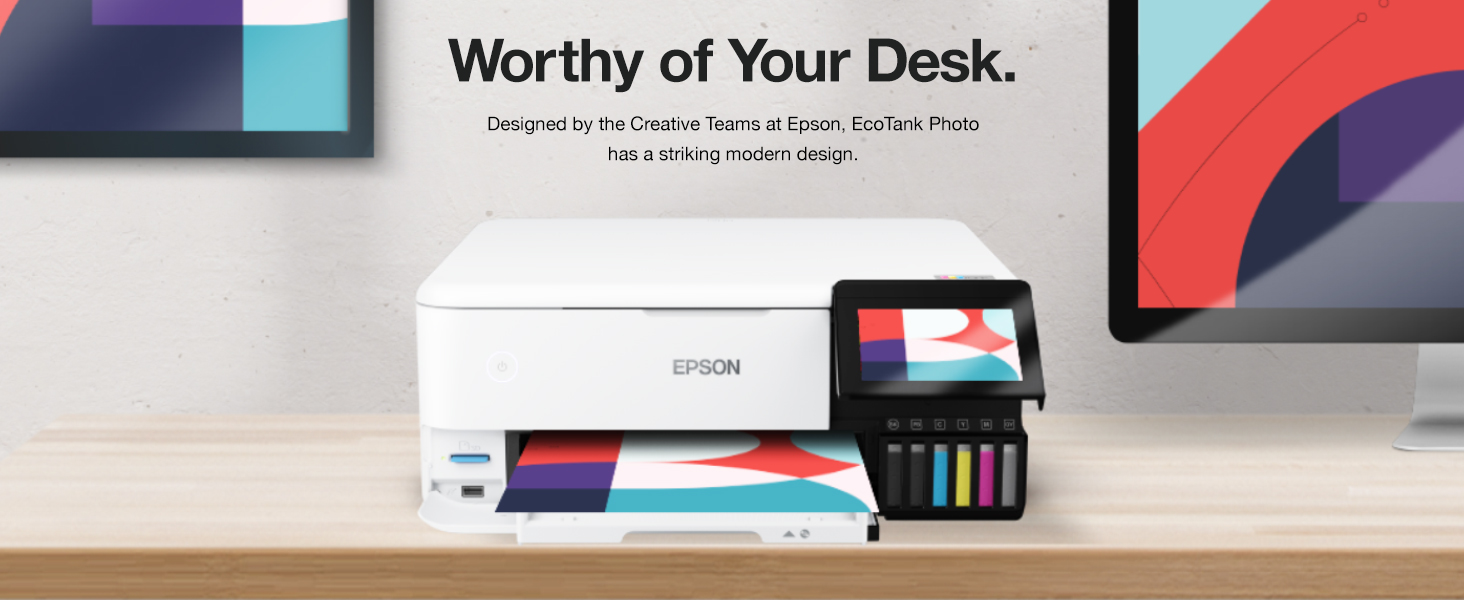  Epson EcoTank Photo ET-8500 Wireless Color All-in-One