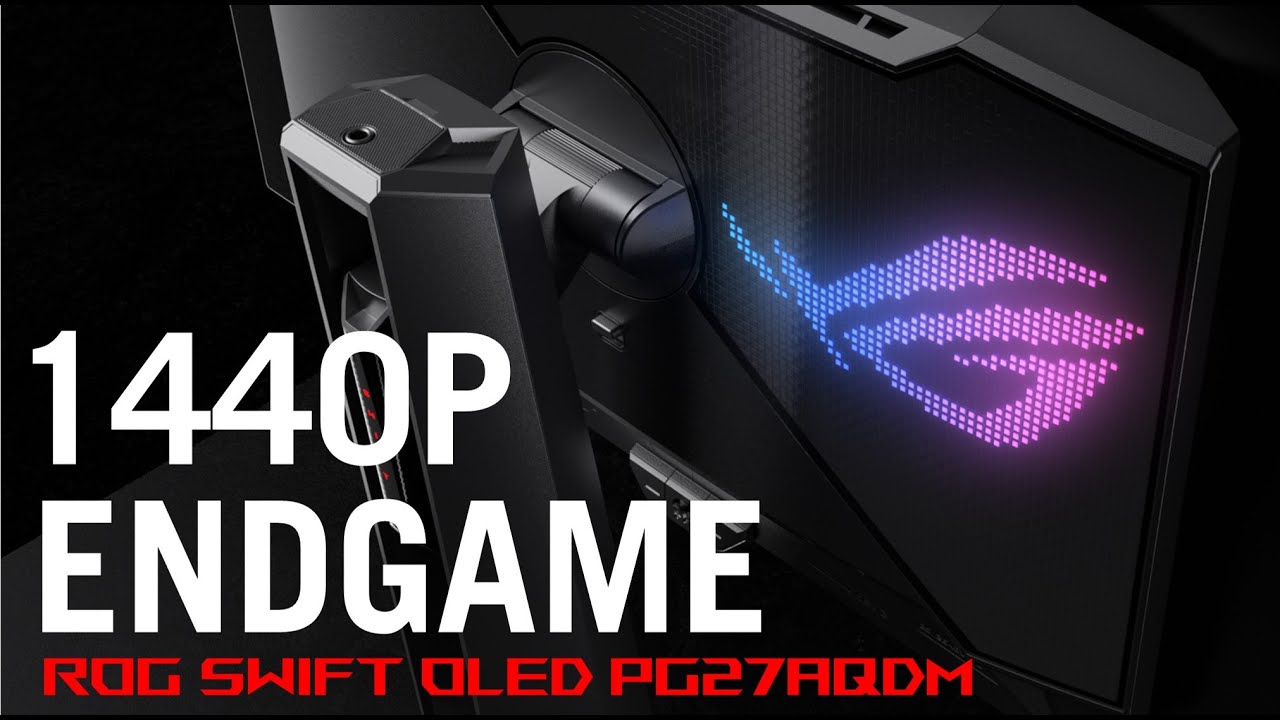 Ecran PC 27 Asus ROG Swift PG27AQDM - OLED QHD, 240Hz (via ODR 150€) –