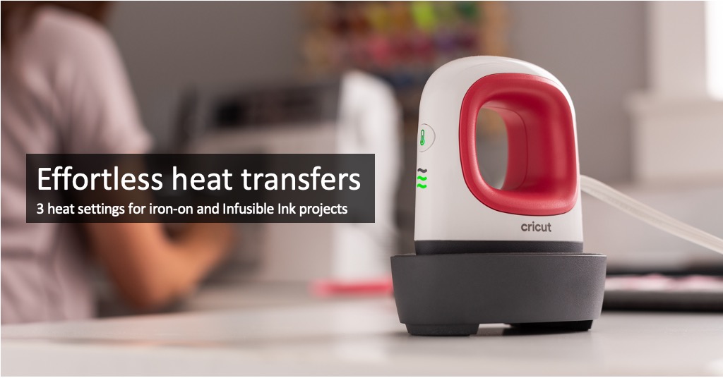Cricut EasyPress 2 | 22,5 cm x 22,5 cm (9 x 9) warmtepers voor opstrijkbare vinyl (HTV), onsmeltbare inkt en sublimatie, verwarmt tot 205 °C | Raspberry