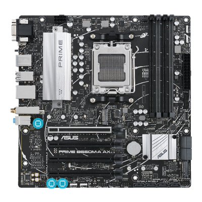 The PRIME B650M-A AX motherboard supports Smart Protection.