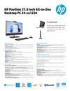 HP Pavilion 23.8 inch All-in-One Desktop PC 24-ca1234 Datasheet