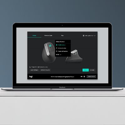 Personnalisable dans Logitech Options