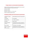 Environmental Datasheet - ClickShare C-5, C-10, CX-20, CX-30