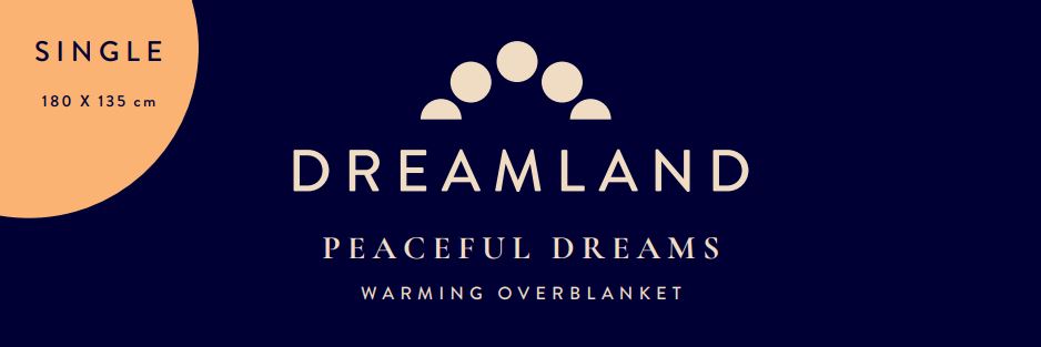 Dreamland best sale overblanket single