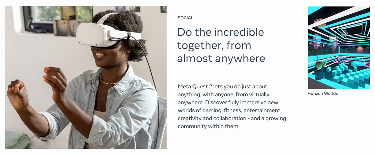 Meta Quest 2 (128 GB) - virtual reality system