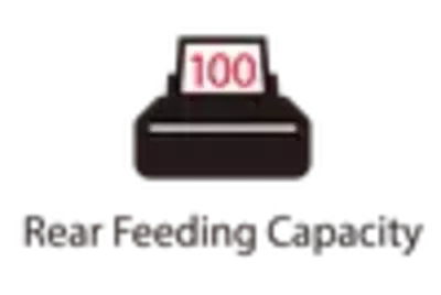100-sheet capacity