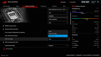 AI Overclocking lets you automatically optimize performance.