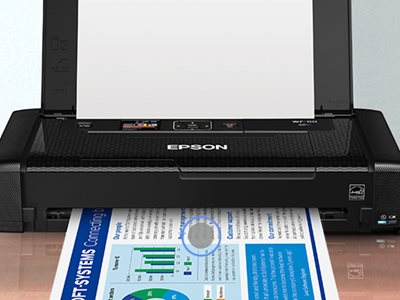 Epson - Imprimante mobile couleur sans fil WorkForce WF-110