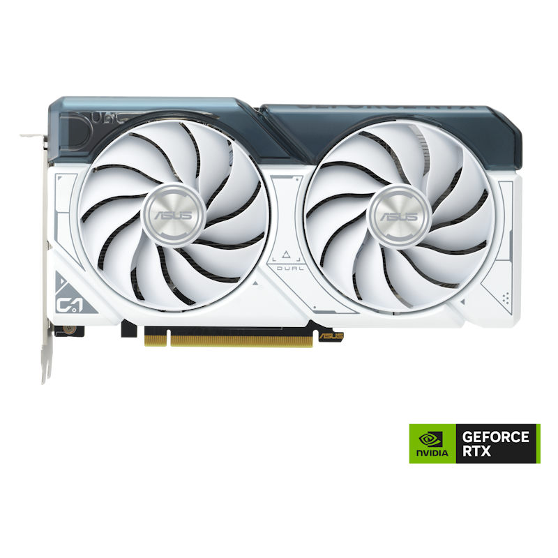 slide 1 of 18, show larger image, asus dual geforce rtx™ 4060 ti white edition 8gb gddr6