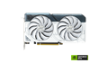 slide 1 of 18, zoom in, asus dual geforce rtx™ 4060 ti white edition 8gb gddr6