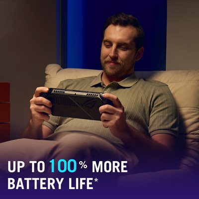 Mindre opladning. Mere spilletid