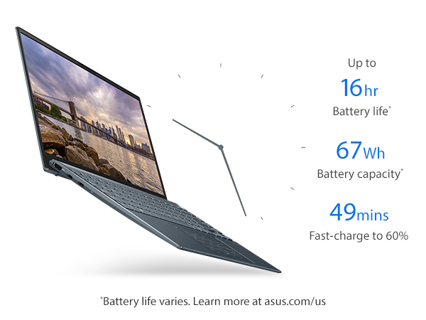 ASUS ZenBook 13 Ultra-Slim Laptop, 13.3” OLED FHD NanoEdge Bezel Display,  AMD Ryzen 7 5700U, 8GB LPDDR4X RAM, 512GB PCIe SSD, NumberPad, Wi-Fi 5