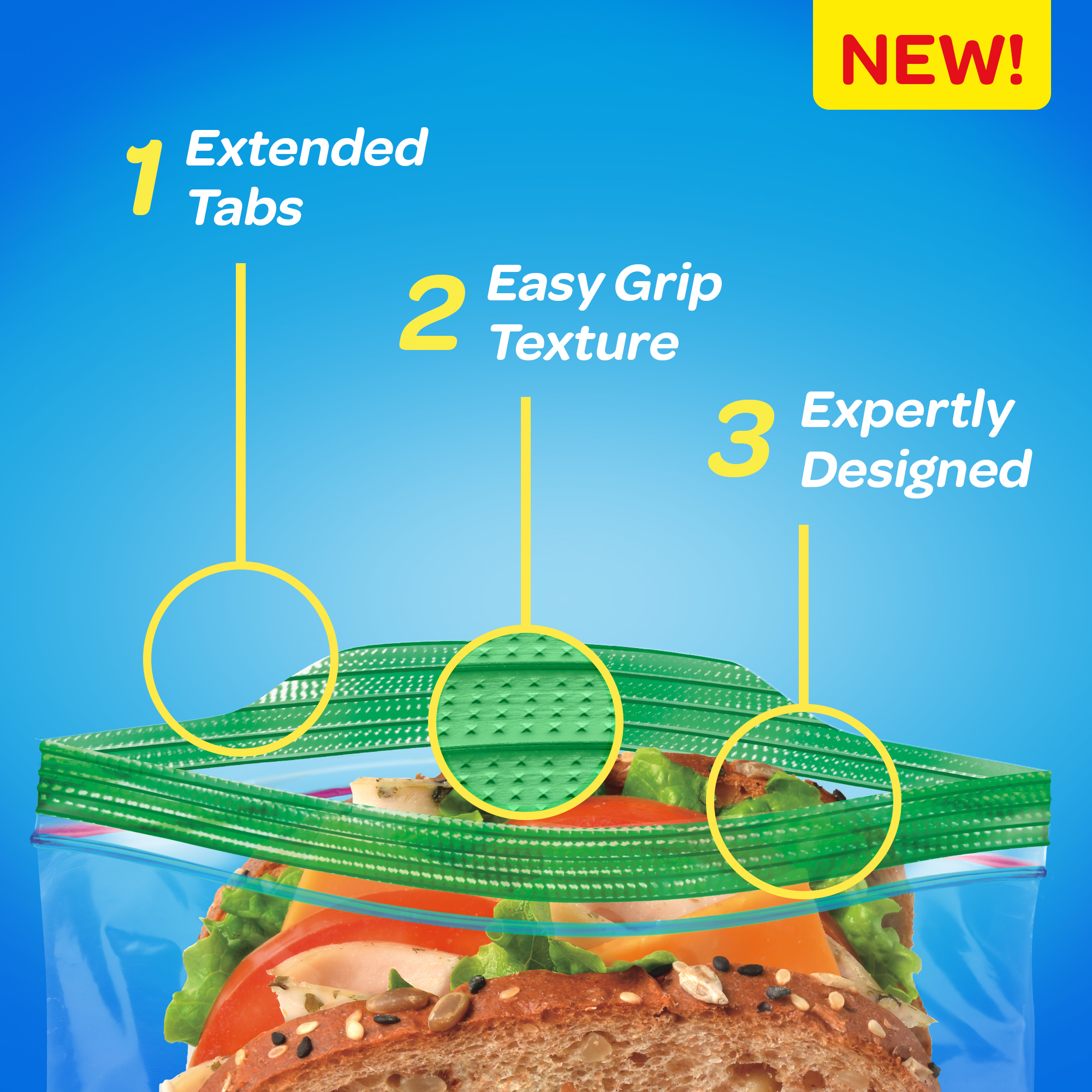 Ziploc Sandwich Bag - 1.2mil