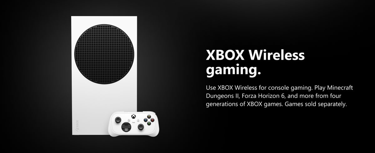 XBOX Wireless gaming.