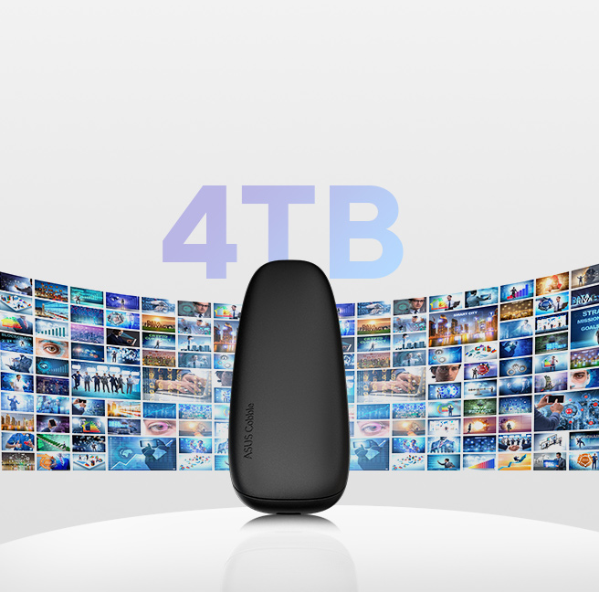 Unterstützt bis zu 4TB Speicherplatz