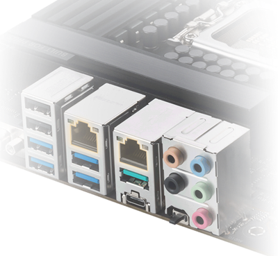 Dual 2.5G Ethernet layout highlight