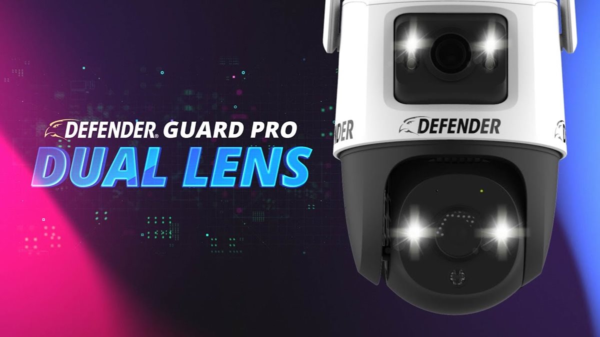 AI POWERED Guard Pro 3K PLUS Dual Lens PTZ Wi-Fi 6 Plug-in Security Camera