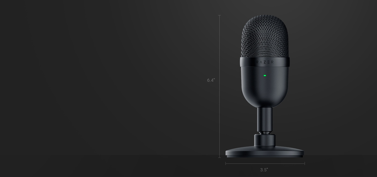 Razer Seiren Mini Streaming Microphone - Black - NEW Sealed 811659037886
