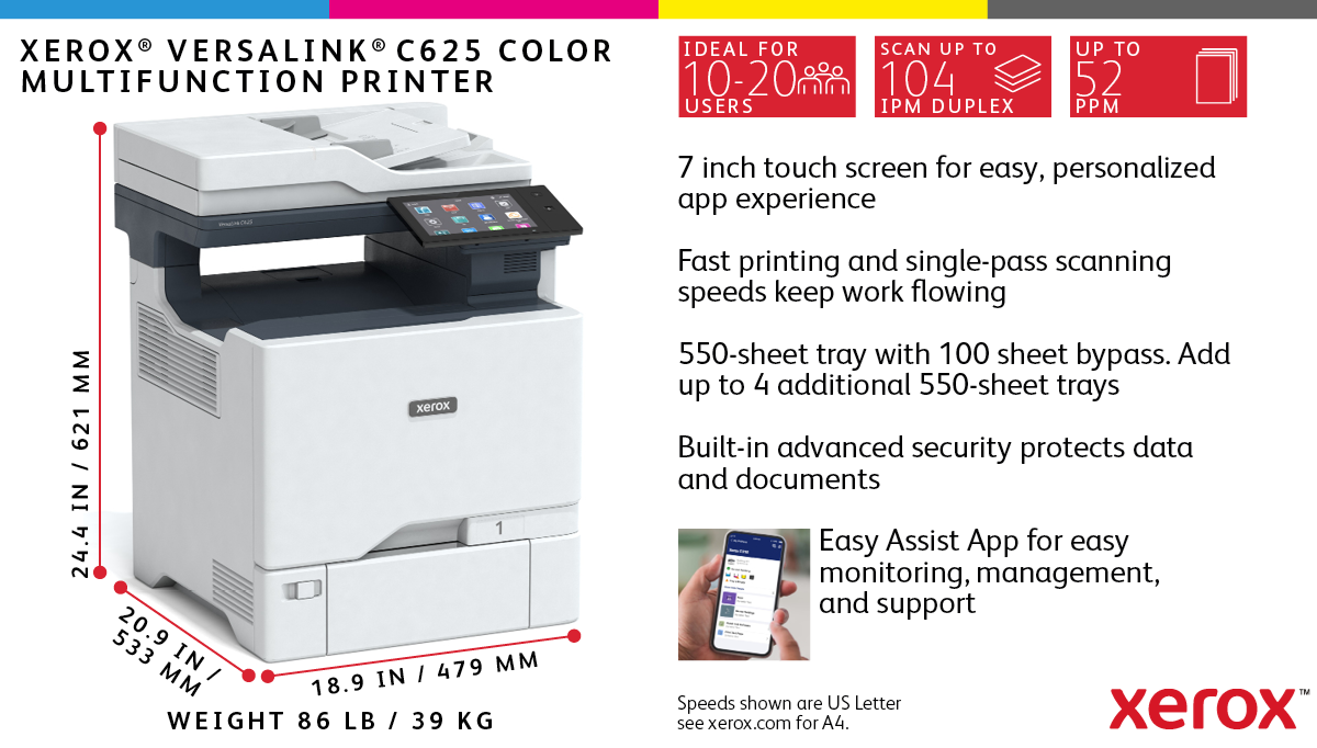 At Glance for VersaLink C625