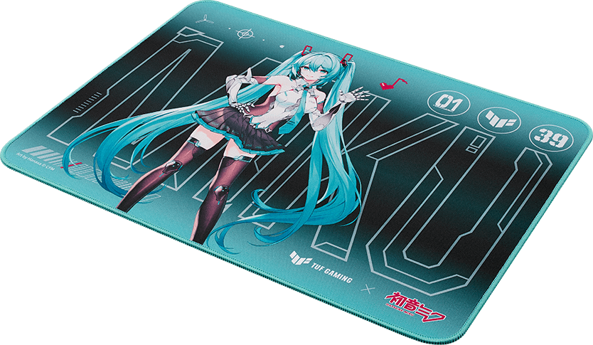 ASUS TUF GAMING P1 Gaming Mouse Pad (Medium) Hatsune Miku Edition