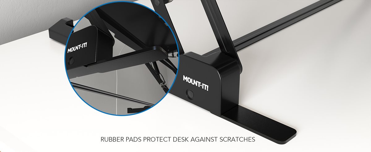 SIT-TO-STAND DESK CONVERTER FOR SITTING OR STANDING AT WORK