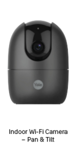 pan tilt yale 720p indoor wifi camera