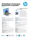 HP OmniBook 5 16 inch Laptop Next Gen AI PC 16-ag1065st datasheet