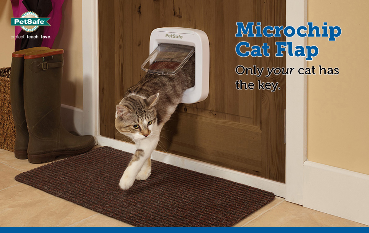 Buy PetSafe Microchip Cat Flap Pet flaps and doors Argos