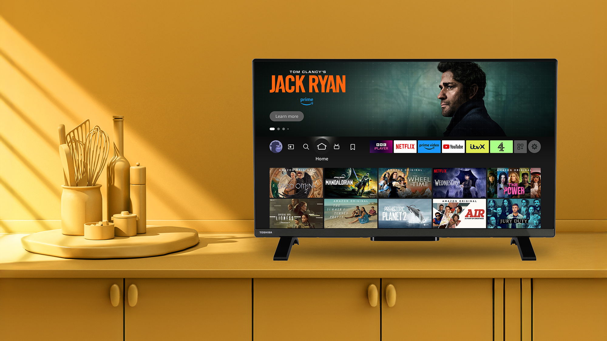 TOSHIBA 40LF2F53DB 40 Inch Smart Fire TV Full HD HDR LED with Amazon Alexa