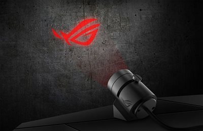 ASUS Accessery ROG SPOTLIGHT RGB logo projector 360 degree USB 5V