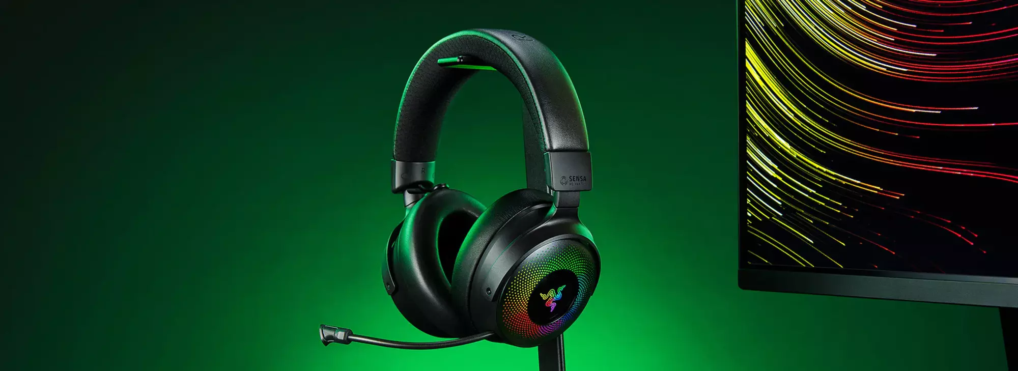 ヘッドホン Razer Kraken v4 Pro/Base Station Chroma kraken-v4-pro-base-station-