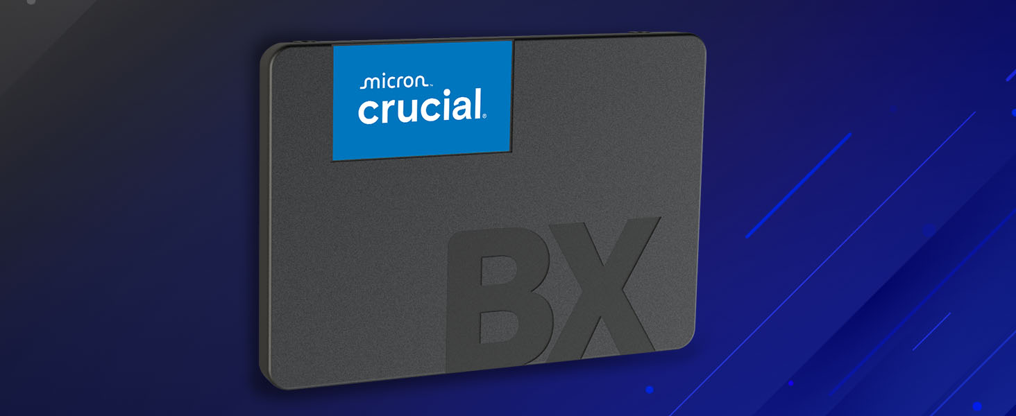 SSD Crucial BX500 240GB 2.5” SATA III – 540MB/s In Lettura, Ricondizionato