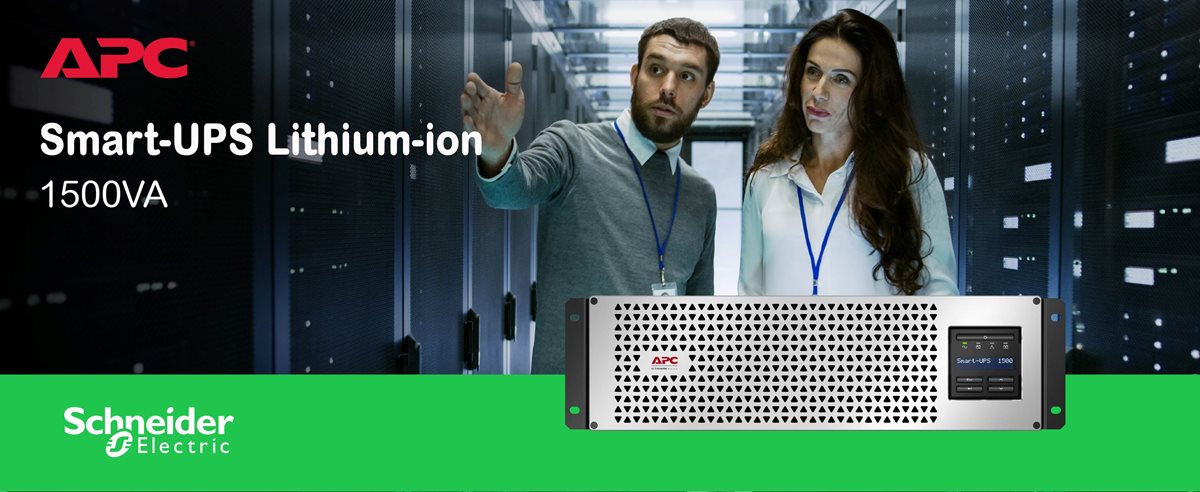 Man and women working in data center server room
