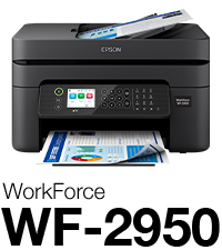 Epson WorkForce WF-2950 All-in-One Wireless Color Printer with