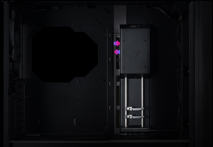 ASUS ROG Strix Helios GX601 RGB Tempered Glass ATX Mid-Tower Computer Case  - Black - Micro Center