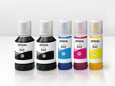 Epson EcoTank Pro ET-5150 Impresora inalámbrica a color todo en uno  Supertank con escáner, copiadora, alimentador automático de documentos,  grande