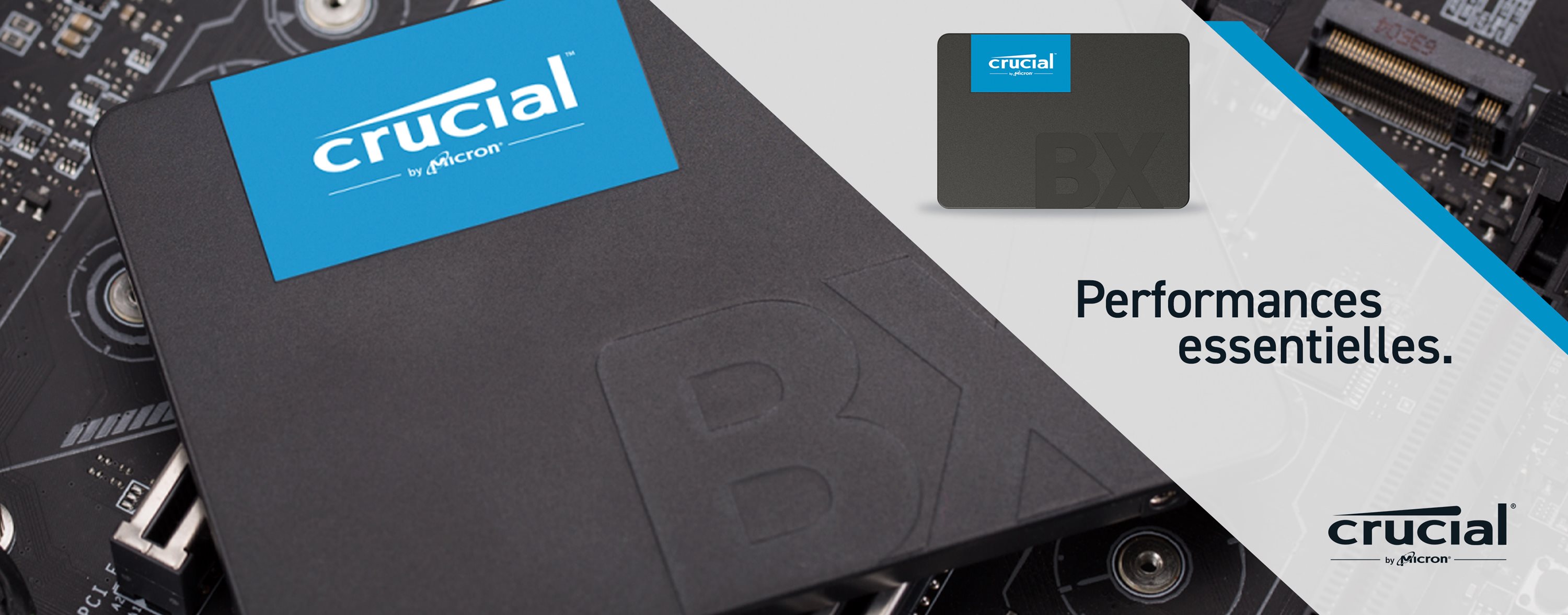 Crucial BX500 - SSD - 2 To - SATA 6Gb/s (CT2000BX500SSD1)