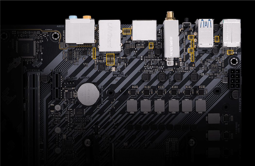 Carte mère ASUS TUF GAMING B550M-PLUS (90MB14A0-M0EAY0) - EVO TRADING