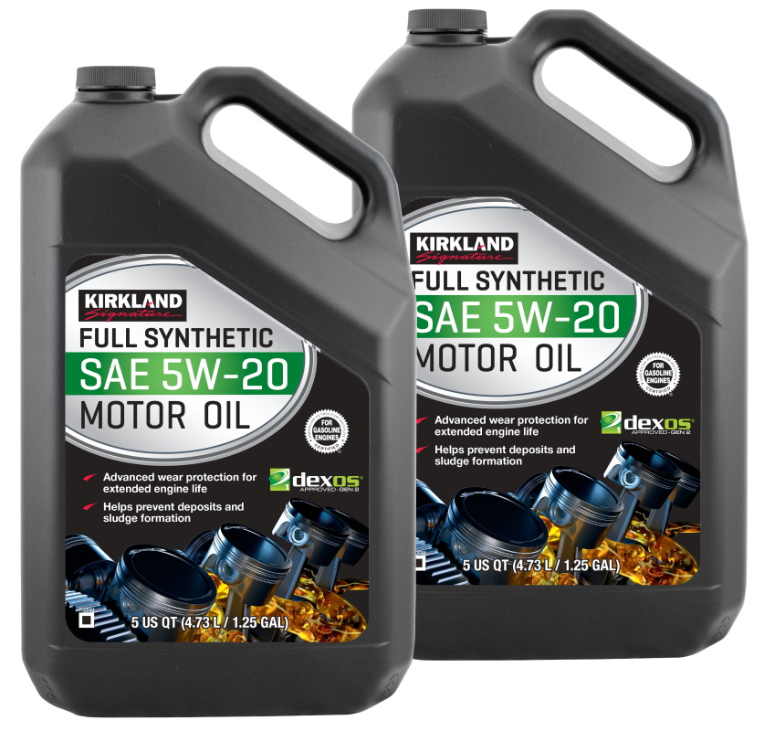 Kirkland Signature 5W-30 Full Synthetic Motor Oil 5-quart, 4-pack