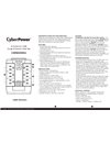 CyberPower CSP600WSU Professional Surge Protector - User Manual